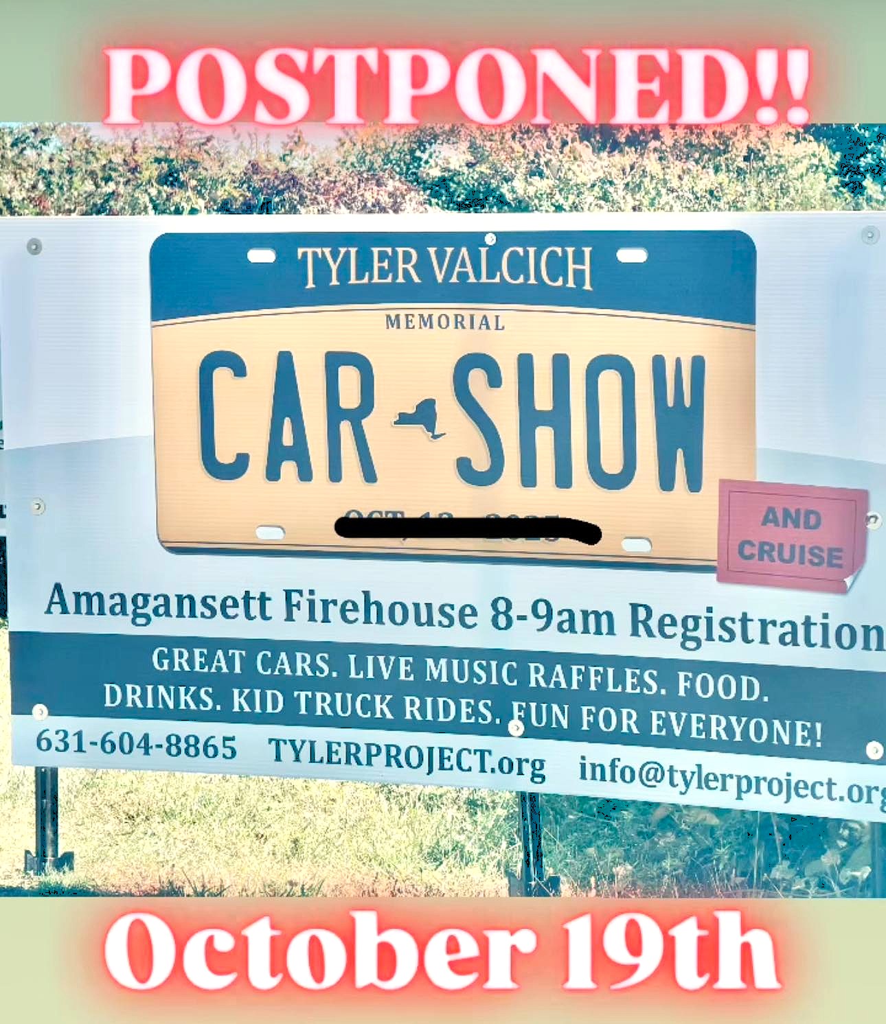 The Tyler Valcich Memorial Cruise & Car Show, Amagansett, NY