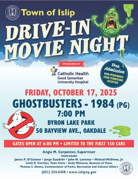 Town of Islip Drive-In Movie Night, Oakdale, NY