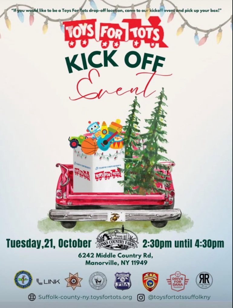 Toys for Tots Kick Off Event, Manorville, NY