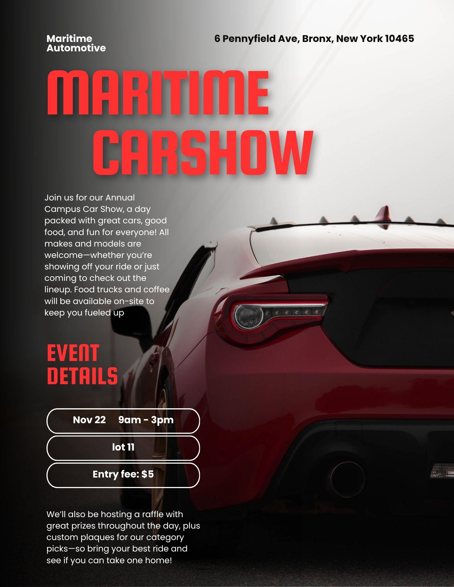 The Maritime Automotive Car Show, Bronx, NY