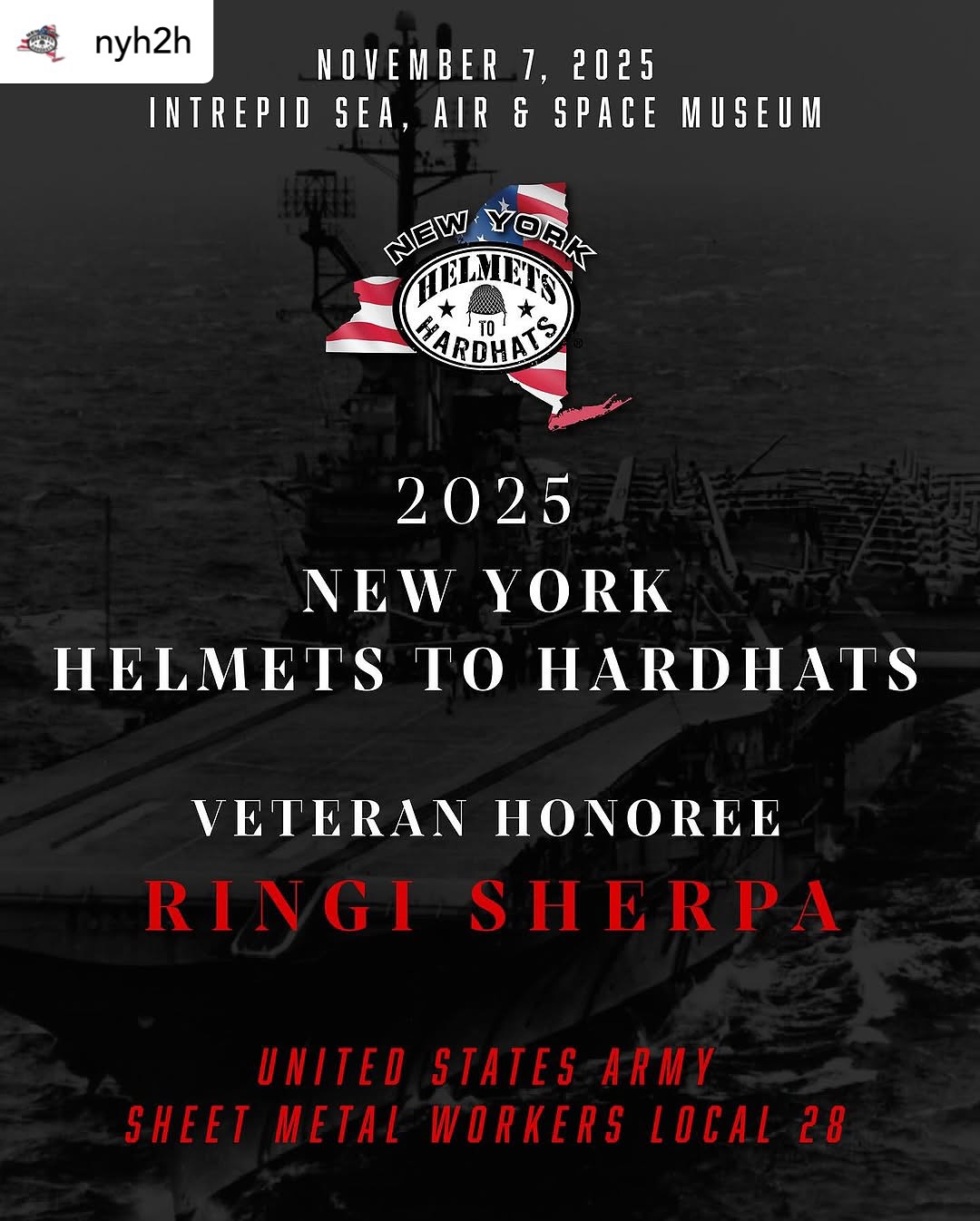 The 2025 NY Helmets to Hardhats Celebration, NYC, NY