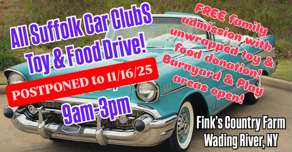 All Suffolk Car Club’s Toy & Food Drive, Wading River, NY