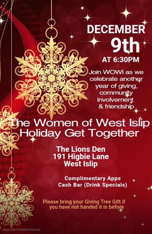 The Women of West Islip Holiday Get Together, West Islip, NY