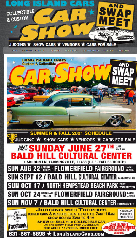 Long Island Cars Collectible & Custom Car Show & Swap Meet, Farmingville, NY