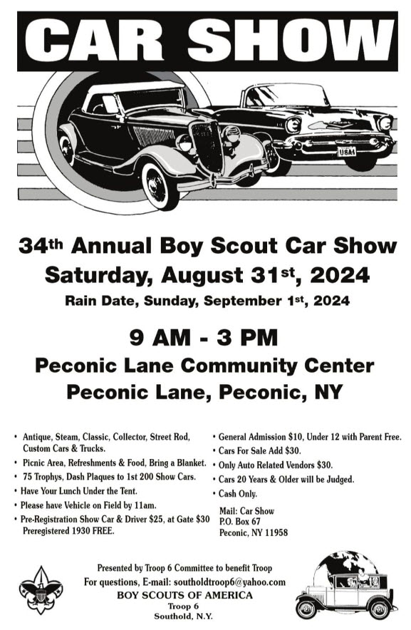 34th Annual Boy Scout Car Show, Peconic, NY