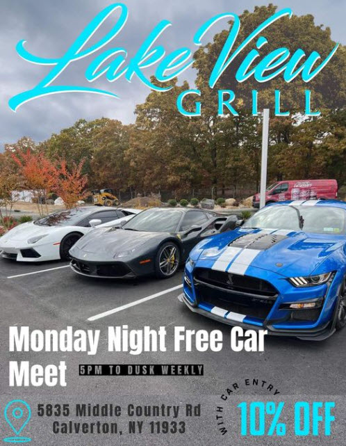 The Lakeview Grill Monday Night Car Meet, Calverton, NY