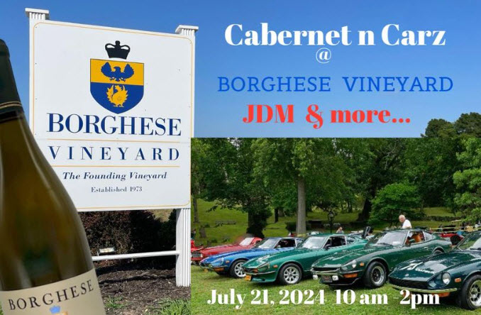Cabernet N Carz at Borghese Vineyards, Cutchogue NY