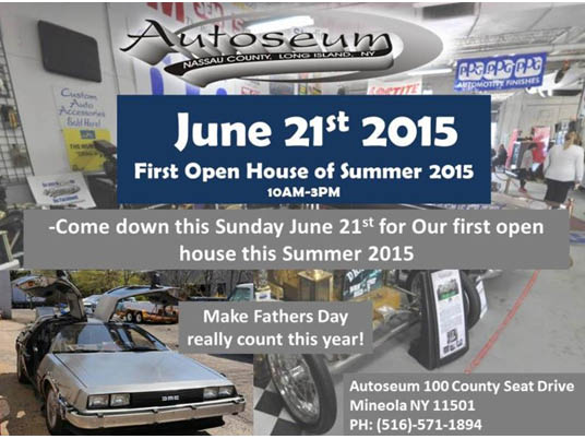 Autoseum Open House & Special Event, Garden City, NY