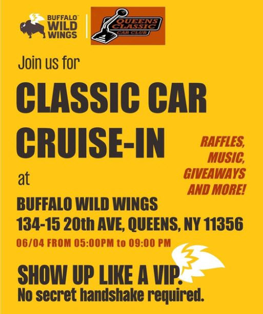 Queens Classic Car Club Classic Car Cruise-In, College Point, NY
