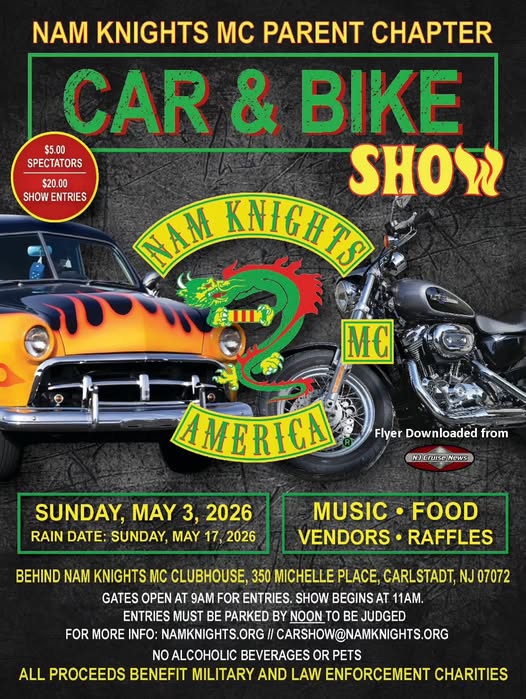 NAM Knights MC Chapter Car & Bike Show, Carlstadt, NJ