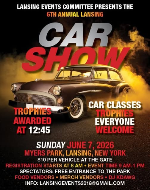 The 6th Annual Lansing Car Show, Lansing, NY