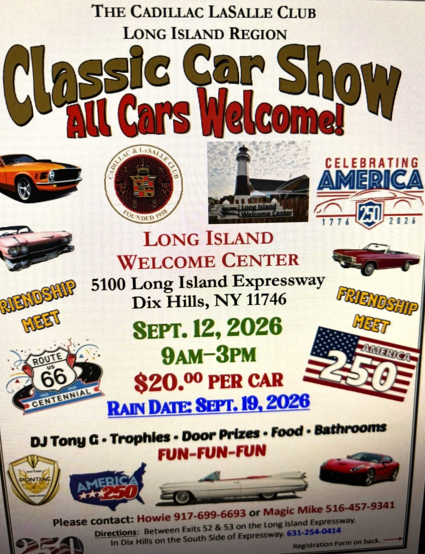 The Cadillac LaSalle Club of LI Classic Car Show, Dix Hills, NY