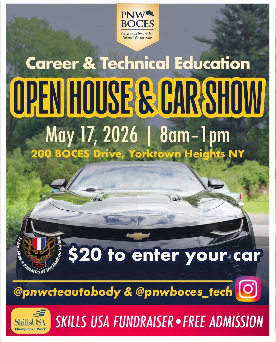 PNBOCES Career & Technical Education OPen House & Car Show, Yorktown Heights, NY