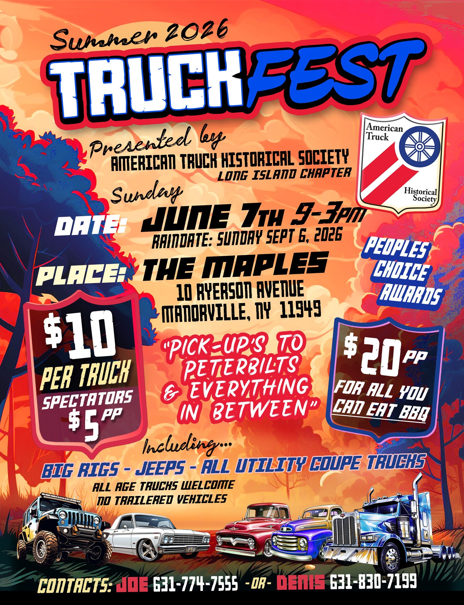 LI Chapter ATHS Summer 2026 Truck Fest, Manorville, NY