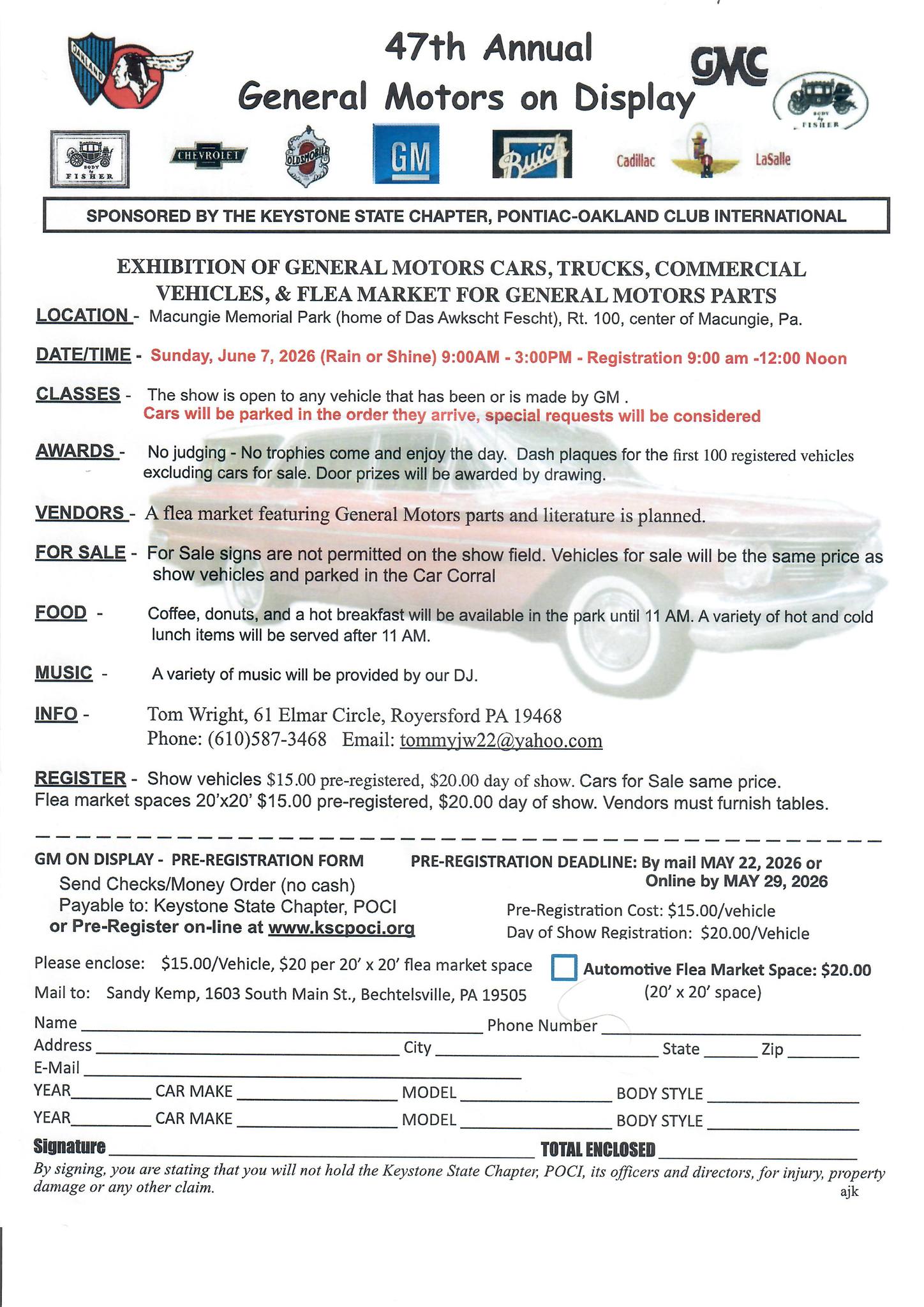 The 47th Annual General Motors on Display Show, Macungie, PA.