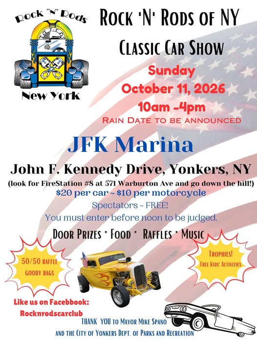 The Roch N Rods Classic Car Show, Yonkers, NY