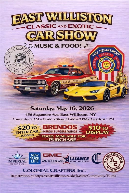 East Williston Centennial Celebration Car Show, East Williston, NY