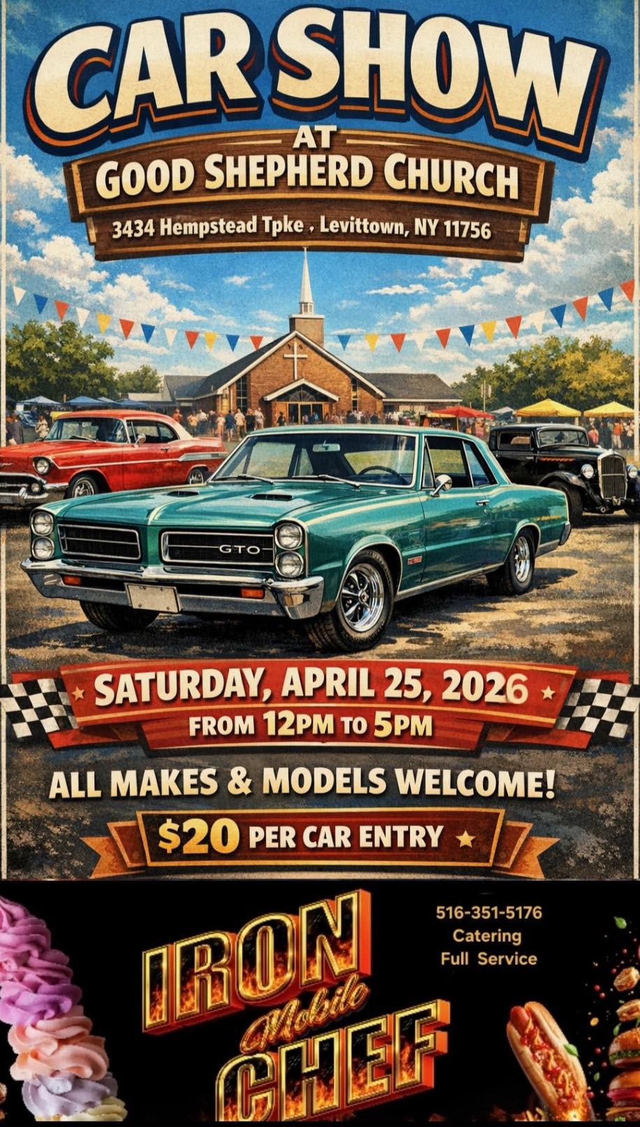  Car Show at the Good Shepard Church, Levittown, NY