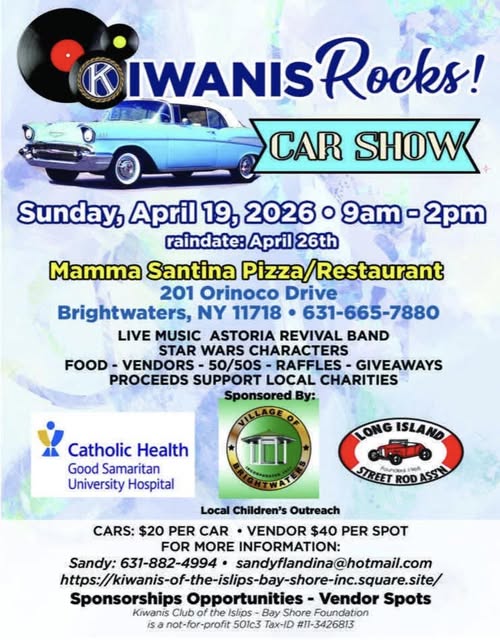 The Kiwanis Club Rocks Car Show, Brightwaters, NY