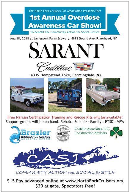 1st Annual Overdose Awareness Car Show, Farmingdale, NY