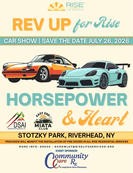 Rise Life Services Rev Up for Rise Car Show, Riverhead, NY