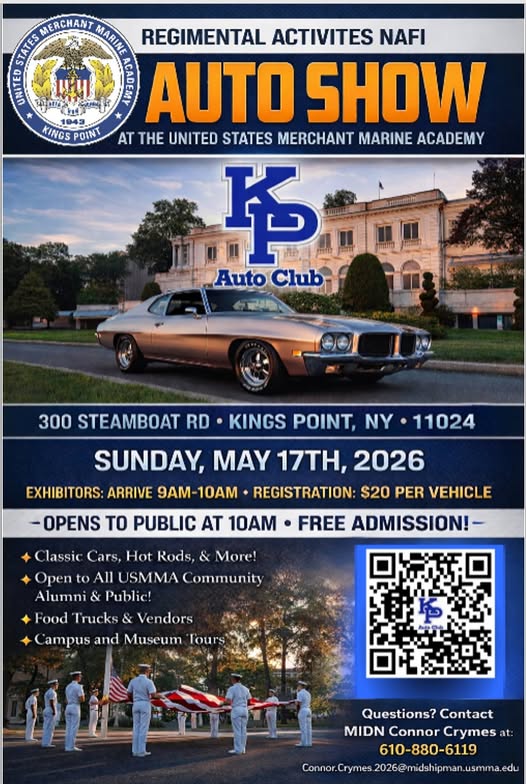 The USMMA Regimental Activities NAFI Auto Show, Kings Point, NY