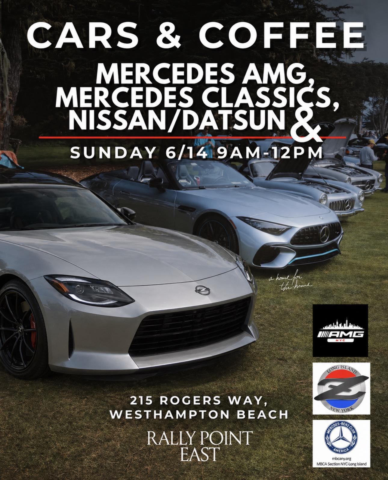 The Cars & Coffee Meet-Up, Westhampton Beach, NY