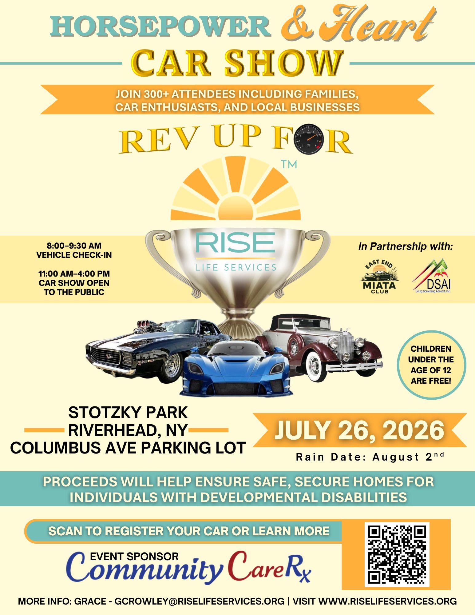 The Horsepower & Heart Car Show, Riverhead, NY