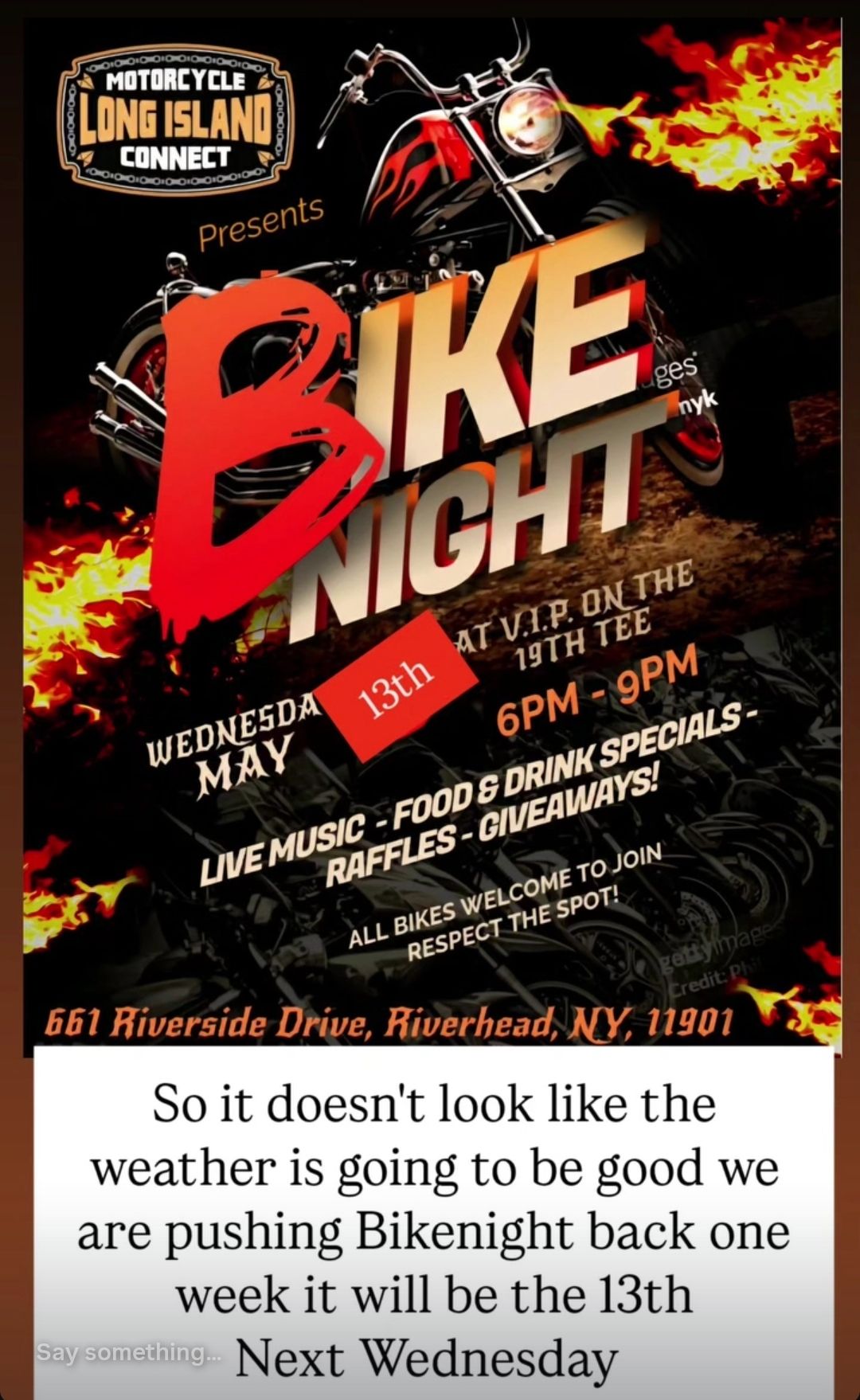 Motorcycle Long Island Connect Bike Night, Riverhead, NY