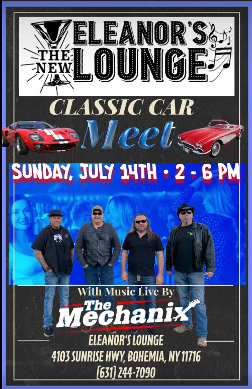 Eleanor’s Lounge Classic Car Meet, Bohemia. NY