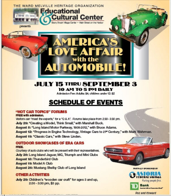 Outdoor Showcase of ERA Cars- Thunderbird Club, Stony Brook, NY