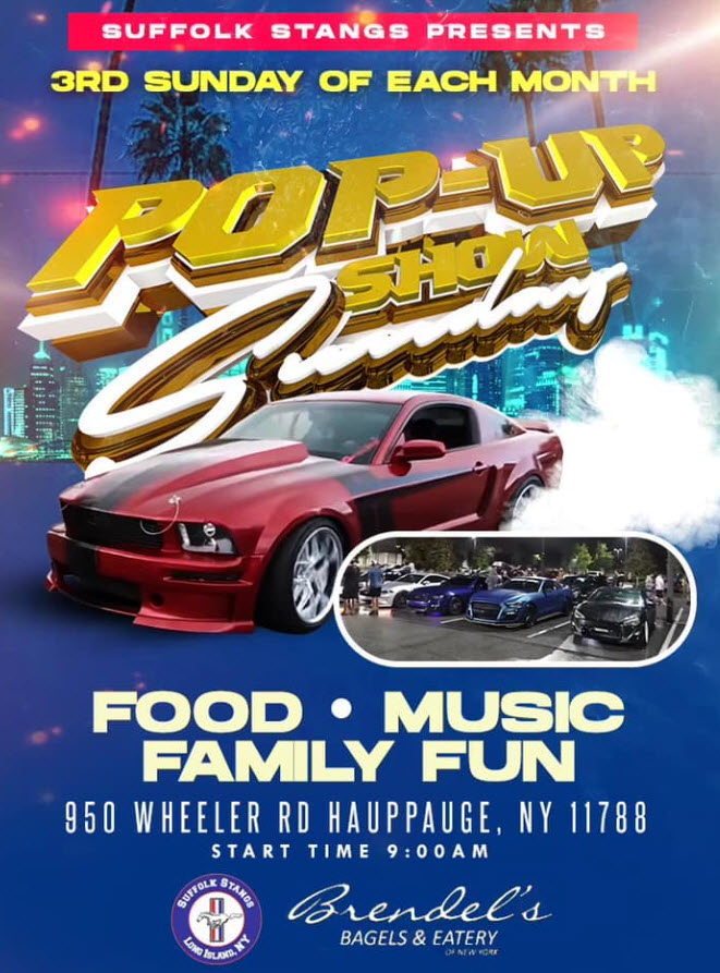 Suffolk Stangs Pop-Up Sunday Show, Hauppauge, NY