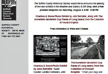 Suffolk County Historical Society Automobile Exhibits, Riverhead, New York