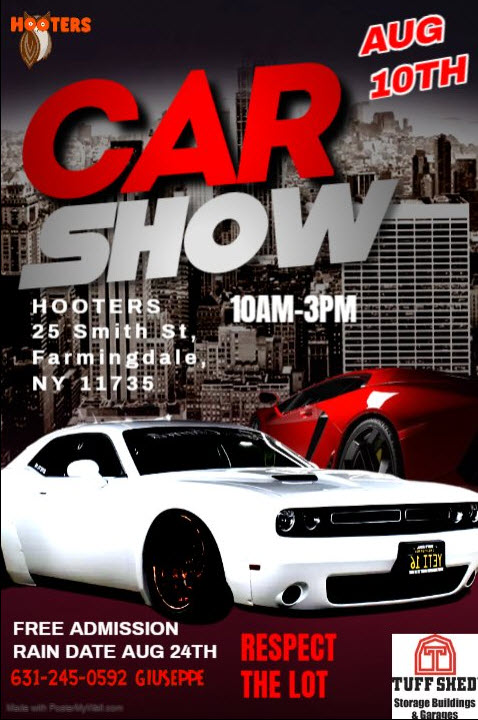 Tuff Shed & Hooters Car Show, Farmingdale, NY