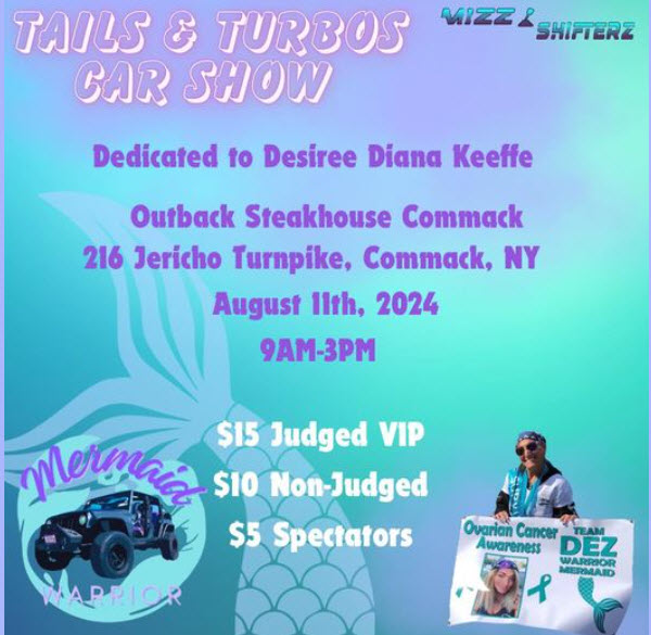  Mizz Shifterz Tails & Turbos Car Show, Commack, NY
