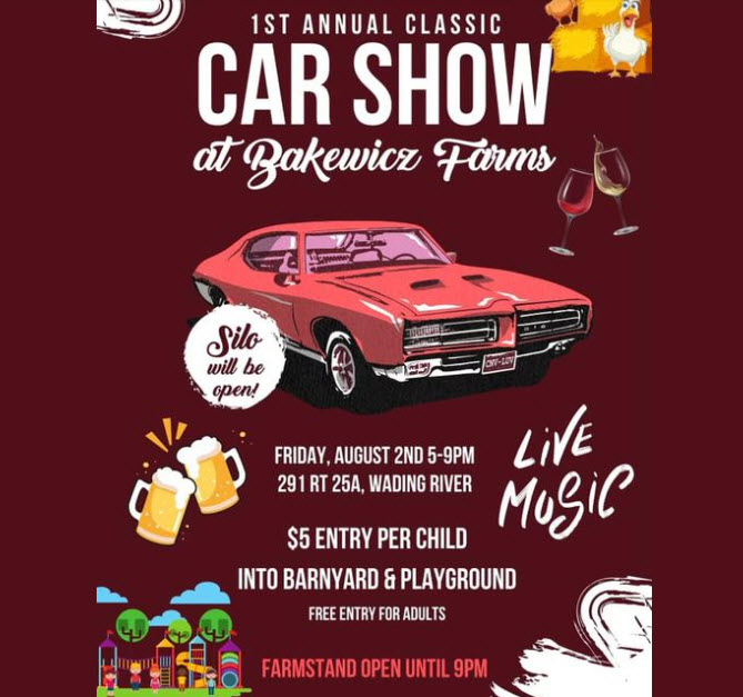 Bakewicz Farms 1st Annual Car Show, Wading River, NY