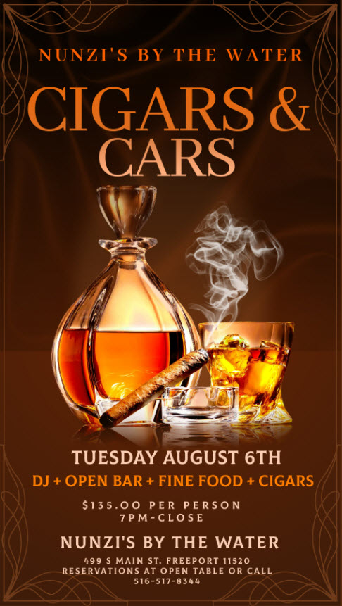 Nunzi’s By The Water Cigars & Cars Meet, Freeport, NY