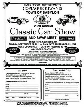 Kiwanis Club of Copiague Car Show, Copiague, NY