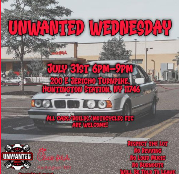 Unwanted Wednesday Car Meet, Huntington Station, NY