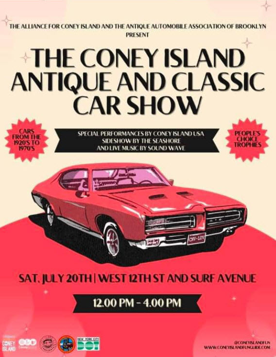 The Coney Island Antique & Classic Car Show, Brooklyn, NY
