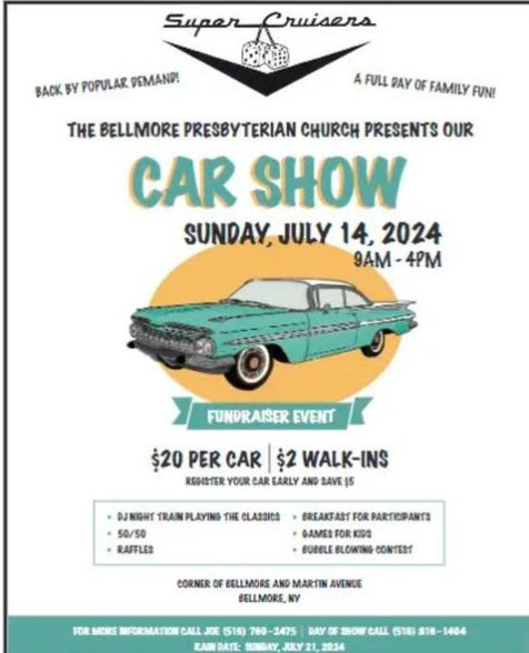 Super Cruisers Car Show, Bellmore, NY