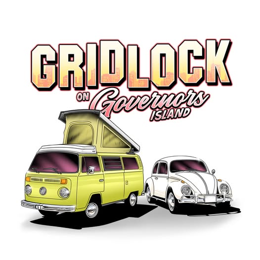 The All Volkswagen Gridlock on Governors Island, NYC NY