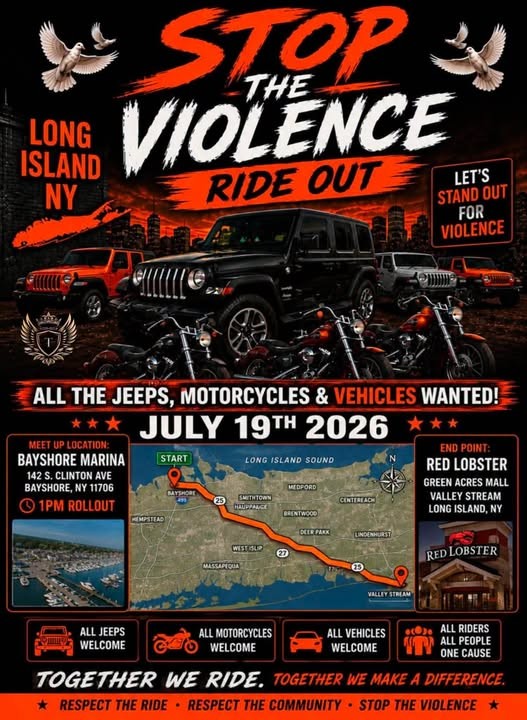 The Long Island “Stop the Violence” Ride Out, Bayshore, NY