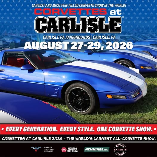 The All Corvettes at Carlisle Show, Carlisle, PA.