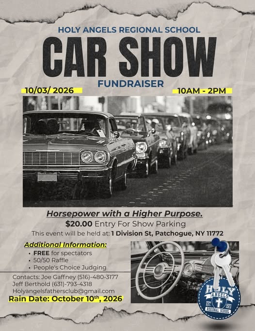 The Holy Angels Regional School Car Show, Patchogue, NY