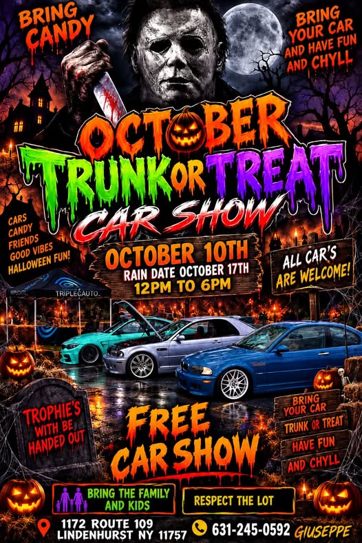 October Trunk or Treat Car Show, Lindenhurst, NY