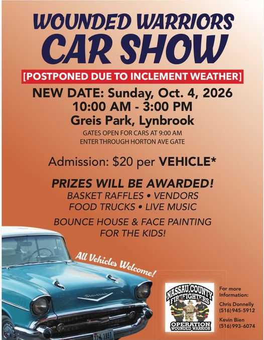 The Wounded Warriors Car Show, Lynbrook, NY