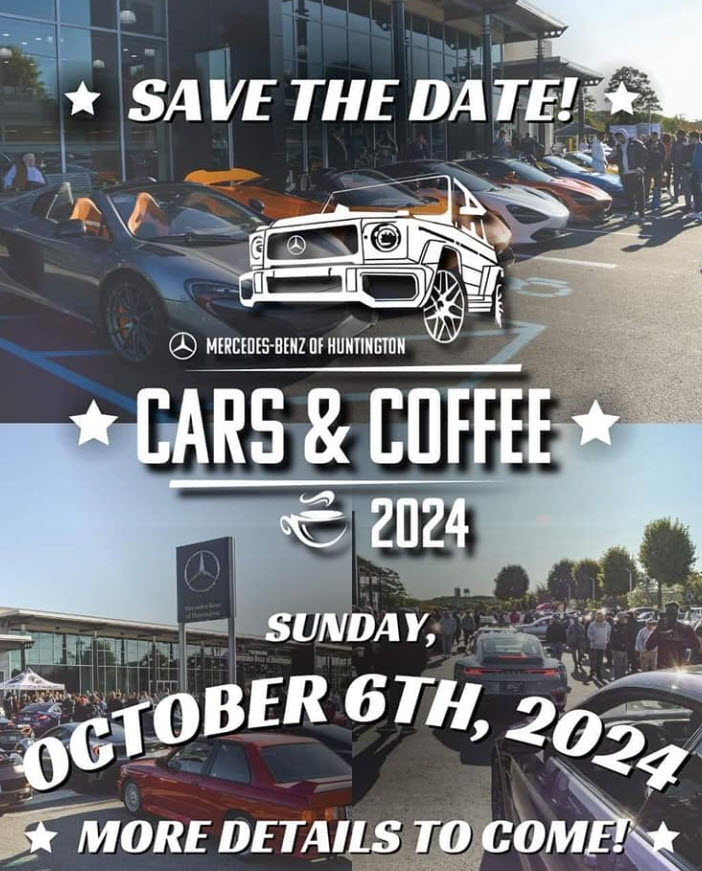 Mercedes-Benz of Huntington Cars & Coffee Meet, Huntington, NY