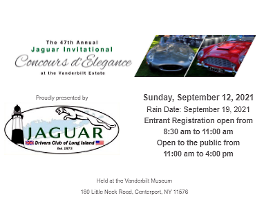  The 47th Annual Jaguar Invitational  Concours d’Elegance, Centerport, NY