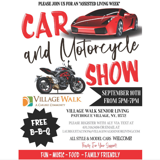 Village Walk Car & Motorcycle Show, Patchogue, NY